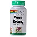 Solaray Wood Betony Capsules, 300 mg, 100 Count