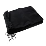 Produkt-Bild: 10 St&uuml;ck Schuhbeutel aus Baumwolle mit Zugband 35x25cm SCHWARZ TelMo&reg;