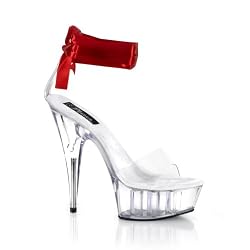5 3/4 Inch Sexy Strappy Shoe High Heel Platform With Ribbon Ankle Wrap