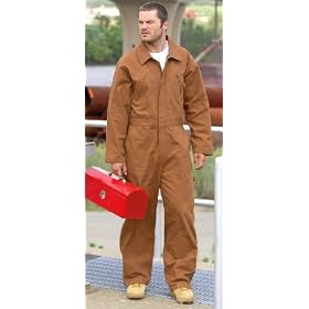 Guide Gear� Flannel - lined Coveralls Duck Brown by Guide Gear