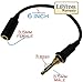 Josi Minea Replacement LifeProof 3.5mm Male to 3.5mm Female Headphone Extender Adapter / Wires / Connector with 3 Ring Jack for Apple iPhone 5 / 5S / 5C Cases