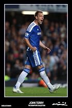 John Terry signed Chelsea autograph print - HALF PRICE