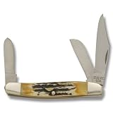 Buy Bear Son 547 4 Inch Genuine India Stag Bone Large Stockman Knife