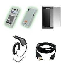 ... + Car Charger (CLA) + USB Data Cable for Motorola Droid 2 Global