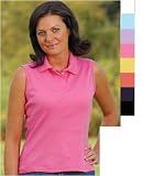  : Hanes Silver for Her Sleeveless Polo