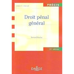 Droit p�nal g�n�ral