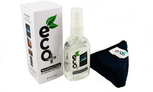 Buy Screen Cleaner KIT + Extra Fine Microfiber Towel + All Natural + MADE IN UK, GREEN PRODUCT, NO AMMONIA AND ALCOHOL, Cleans All Dusts and stains, Best for Laptop, iPhone, iPad, Computers, Touch screens etc. Promo Offer
