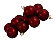 Club Pack of 36 Rudolph Red Glitter Glass Ball Christmas Ornaments 2.75" (67mm)