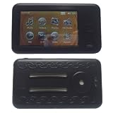 Black Soft Silicone Skin Case For Creative Lab Zen X-fi 2 2nd Generation Series ,8GB / 16GB /32GB + Screen Protector +Black Belt Clip + Adjustable Armband + Lanyard