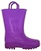 Capelli New York Toddler Girls Shiny Solid Opaque Casual Rainboot