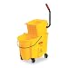 Rubbermaid Commercial Products - Rubbermaid Commercial - Wavebrake 26-Quart Side Press Mop Bucket & 