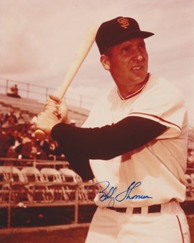 Bobby Thomson Autographed/Hand Signed San Francisco Giants 8x10 Photo - Deceased