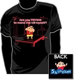 Shinchan - KILL MYSELF T-shirt - Black