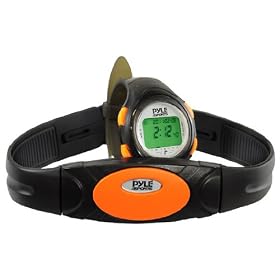 GSI Super Quality All-In-One Waterproof Heart Rate Monitor Watch and Transmitter Chest Belt - For... by PYLE