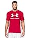 Under Armour Men's CC Sport Style Logo Tee, Small, Red/Steel/White