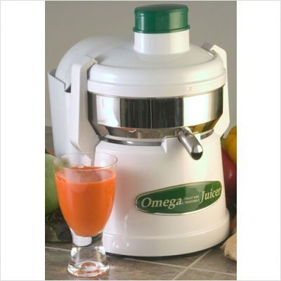 Omega 4000 Stainless-Steel 1/3-HP Continuous Pulp-Ejection Juicer with Mini Tool Box (fs)