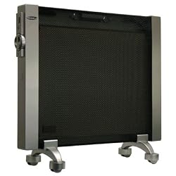 1500 Watt Wall Mounted Micathermic Panel Heater in Silver
