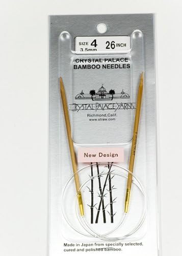 Crystal Palace Bamboo Circular Needle 26" Long Size 4