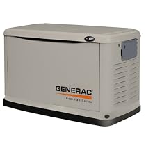 Big Sale Generac 6439 10,000 Watt Air-Cooled Steel Enclosure Liquid Propane/Natural Gas Powered Standby Generator (CARB Compliant) without Transfer Switch