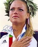 JENNIE FINCH SIGNED AUTOGRAPHED 11X14 PHOTO, POSTER, PICTURE, PRINT GOLD MEDAL CEREMONY (SOFTBALL)