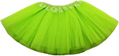Wholesale Princess Newborn 7" Long Tutu with 3 Layers of Tulle- Lime Green