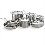 Review Le Creuset SS08112 / Le Creuset Tri-Ply Stainless Steel 12 piece cookware set