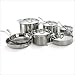 Le Creuset Tri-Ply Stainless Steel 12 piece cookware set