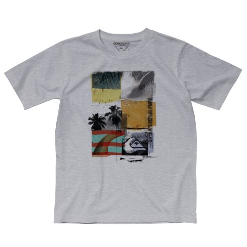 Quiksilver Jungen T-shirt Basic, light grey heat, 128 (8), KMBJE931K Preisvergleich
