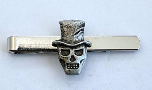 Baron Samedi Voodoo Tie Clip (Slide) in Fine English Pewter (Gift Boxed)