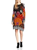 Janis Vestido (Negro / Naranja)