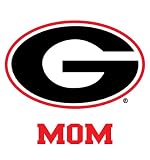 GEORGIA BULLDOGS MOM clear vinyl decal car truck UGA sticker