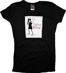 Emily the Strange Are You There God? Black juniors T-Shirt