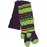 marese girls 'souvenirs' green striped tights