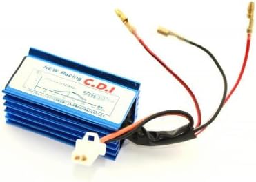CDI BOX 49cc 2 Stk High Performance Dinli Eton 2 Pin Male Jack + 3 Wires 74x37x30