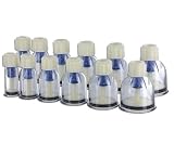 Mr-S-Leather 12 Piece Screwz Cupping Set - 6 Different Sizes in 1 Kit!