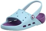 crocs Electro Slide (Toddler/Little Kid),Sky Blue/Dahlia,8-9 M US Toddler