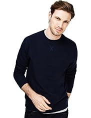 Crew Neck Plain Sweat Top