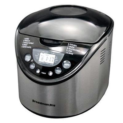 Breadman TR875 2-Pound Breadmaker Stainless Steel