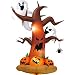 Halloween Decorations 8' Tall Airblown Halloween Inflatable Dead Tree with Ghost on Top/pumpkins on Bottom