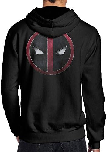 Men Deadpool Logo Tutorial Hoodies Sweatshirts Cool Pullover Funny