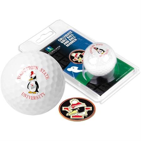 Youngstown State Penguins Ysu Ncaa Collegiate Logo Golf Ball Ball Marker