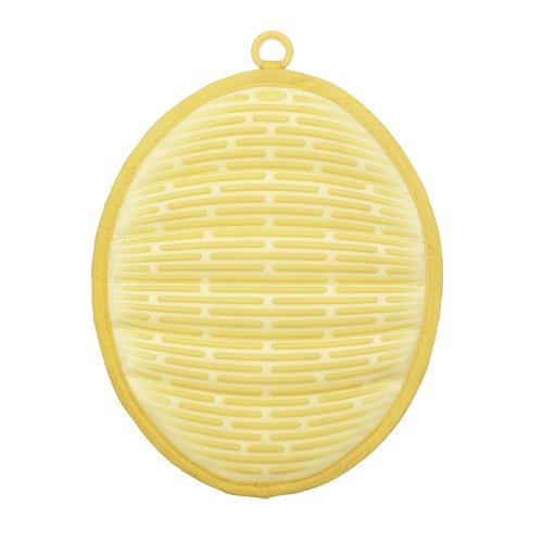 OXO Good Grips Silicone Pot Holder with Magnet, Lemon Chiffon Yellow