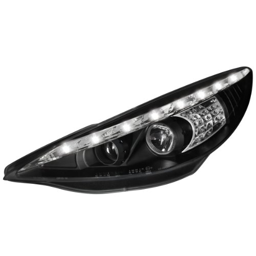 Dectane SWP09GXBL DAYLINE Scheinwerfer Peugeot 207 06+ TFL-Optik black Preisvergleich