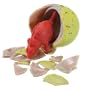Dino Dinos Dinosaur Egg Triceratops Dinosaurier Baby im Ei Wasser Schraffur Gelb
