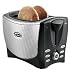 Oster 2 Slice Wide Slot Quilted Metal Toaster