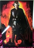 Anakin Skywalker light sabre POSTER 23.5 x 34 Star Wars episode 1 era (sent from USA in PVC pipe)