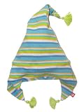Multi-Stripe Pool/ Lime Elf Hat by Zutano