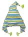 Multi-Stripe Pool/ Lime Elf Hat by Zutano - Multi-colored - 6-12 Mths
