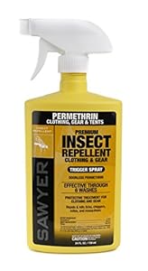 Sawyer Products Premium Permethrin Clothing Insect Repellent Trigger Spray, 24-Ounce( Color of the spray bottle may vary )