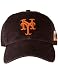 New York Mets Fitted Baseball Hat, Medium, Black